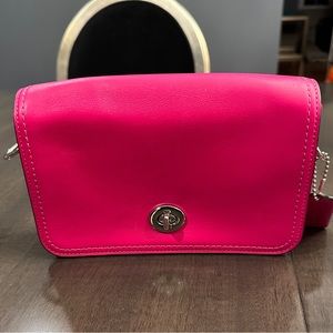 Coach Shoulder Bag- hot pink!